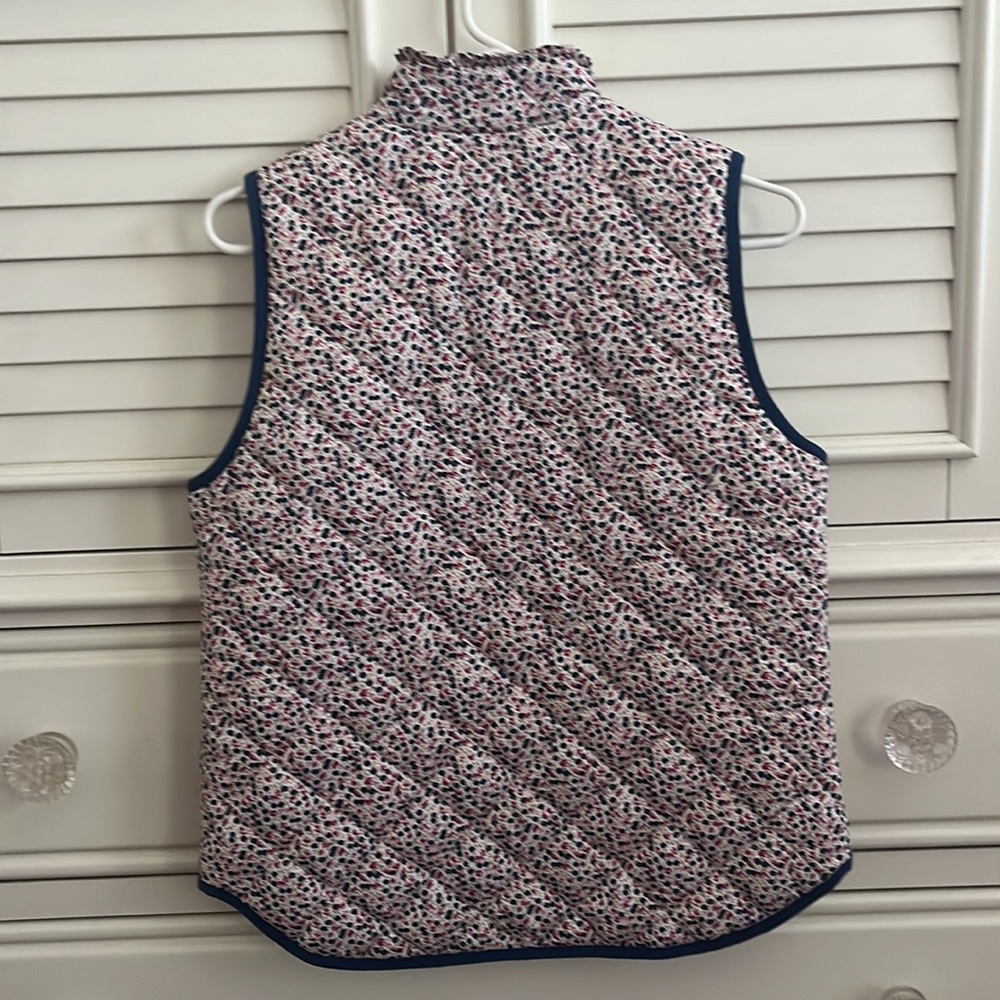 J Crew floral puffer vest - Picture 2 of 3